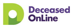 DeceasedOnline home page
